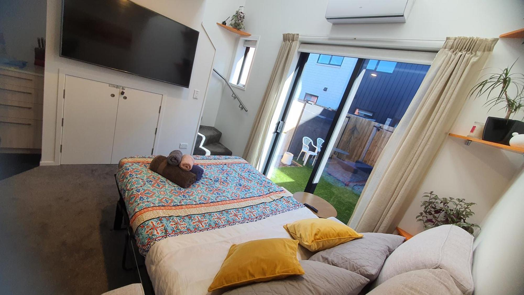 Modern Loft In Christchurch Cbd With Private Courtyard Exterior foto